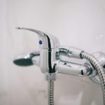 Wyczyszczona bateria prysznicowa